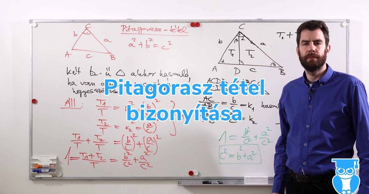Pitagorasz tétel bizonyítása emelt matematika érettségi